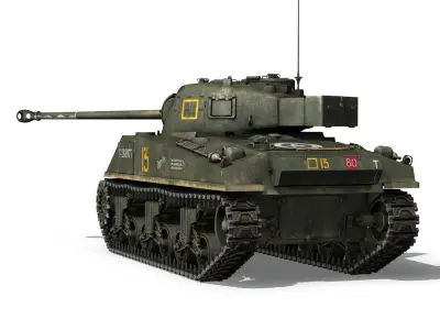 Sherman MK VC Firefly - Dopo Voi 3D model