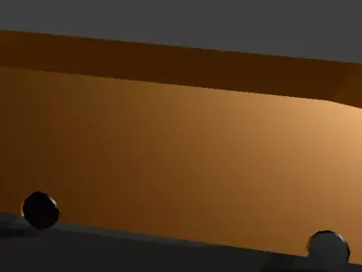 Modern Bus  Low-poly 3D model