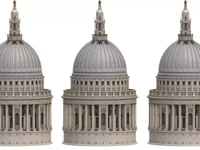 St Paul Cathedral 3D model