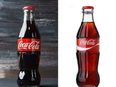 coca cola bottle Low-poly 3D model