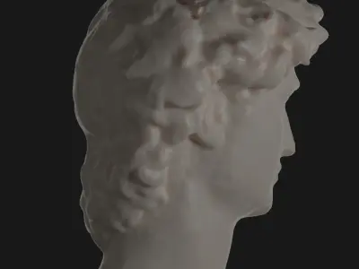 David statue by Michelangelo 3D model