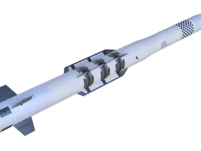 PATRIOT PAC-3 MSE  Missile 3D model