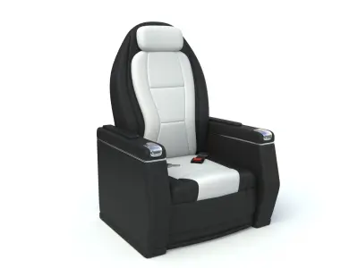Private Airplane Seat 3D model