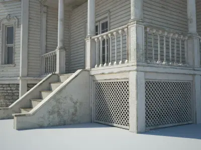 Old Victorian House 3D model