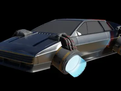 Cyberpunk Car 3D model
