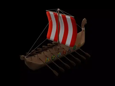 Longship 3D model