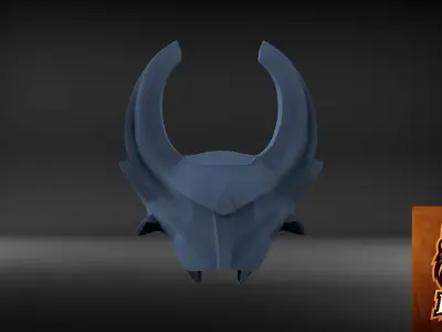 Heimdal Cosplay Helmet for 3d printing 3D model