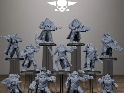 Vaskar Heavy Squad 3D print model