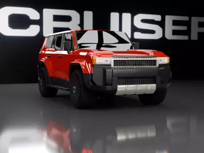 2024 Toyota Landcruiser Free 3D model