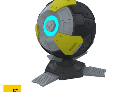 Stratagem Beacon - Helldivers 2 -STL OBJ CAD - Commercial Use 3D print model