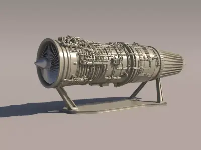 JetEngine for 3Dprint 3D print model