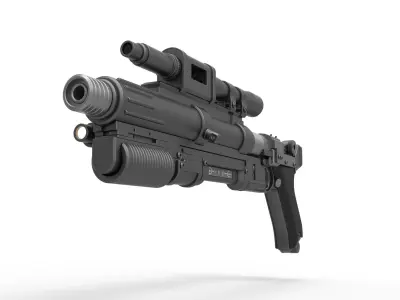 Blaster A-180 from Star Wars 3D model