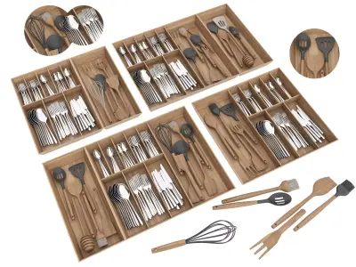 tableware Low-poly 3D model