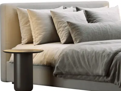 RH Modena Bed 3D model