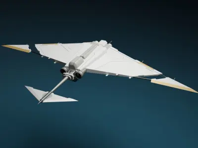 Glider Appocalypse 3D Model Low-poly 3D model