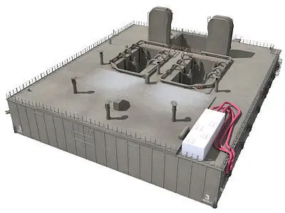 Mobile Launch Platform NASA 3D model