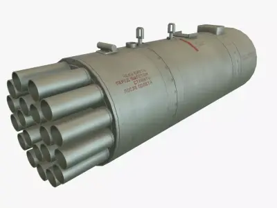 Rocket Launcher B-8V20A Low-poly 3D model