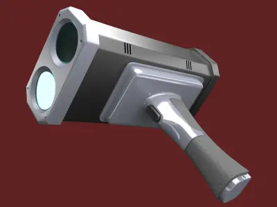 LIDAR Police Speed Gun 3D model