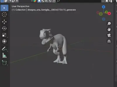 Dinosauro rex Dinosaur rex 3D print model