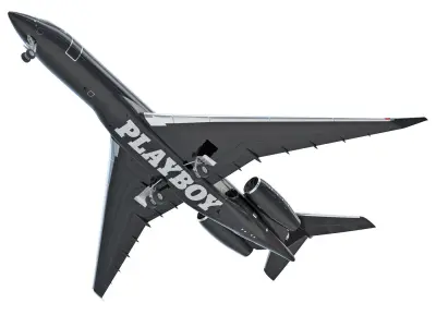 Playboy Big Bunny airplane 3D model