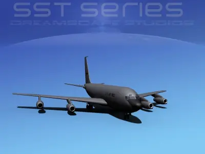 Boeing KC-135E Stratotanker LPSS V01 3D model