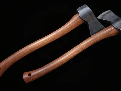 Axe Melee Weapon Low-poly 3D model