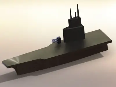 aircraft carrier Free 3D model