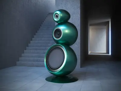 Audio Speaker Floorstanding 3D model