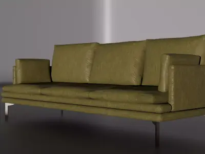 Ultra-high poly- sofa model  Free 3D model