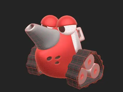 GunBound Armour 3D model