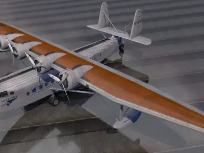 Sikorsky S-42 Pan Am Clipper 3D model