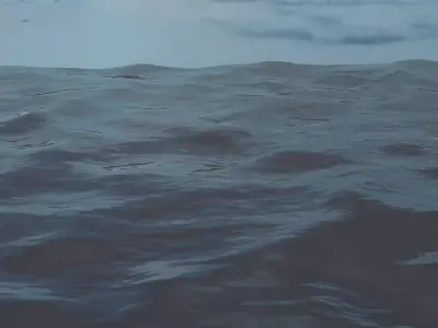 Realistic Ocean Blender Model 3D model