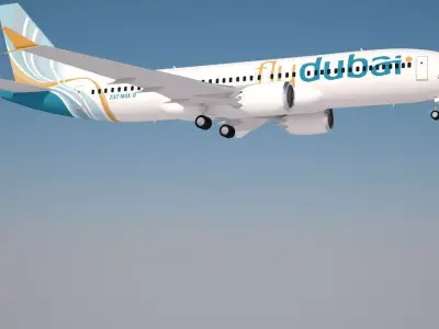Flydubai Boeing 737 max 8 3D model