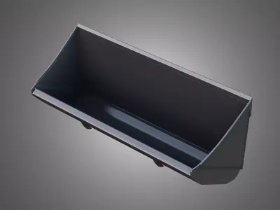 Universal Bucket - Front Loader 3D model