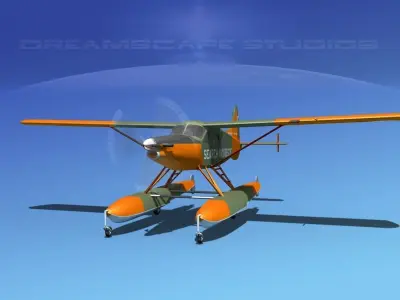 DeHavilland DHC-2 Turbo Beaver V11 3D model