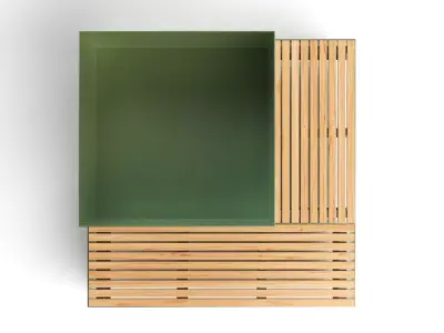 Seating  Planter 3D model purchase