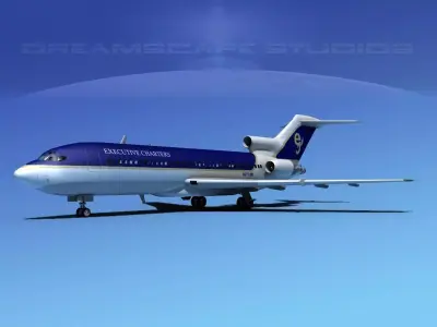 Boeing 727-100 Executive 3D model