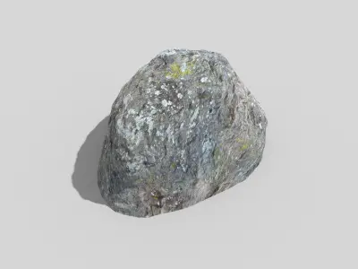 Detailed Rock 3D model