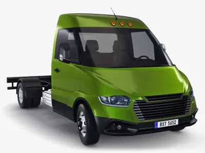 Generic Truck Chassis Frame M 2 3D model