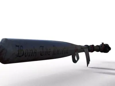 Horny bat Beretic skull 3D model