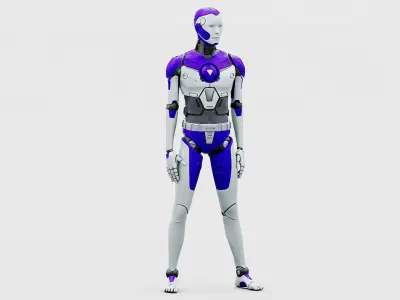 HUMANOID ORPHEUS-J  Rigged for Unreal Engine - Unity - MIXAMO 3D model