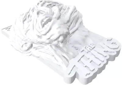 THE THING Split Face 3D model