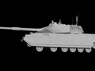 ZTQ-15 Black Panther Light Tank 3D model