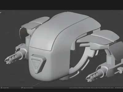 Drone Free low-poly 3D model