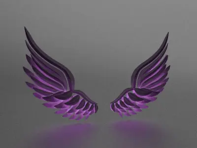 Wings angel - angel Free 3D model