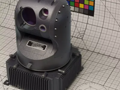 atircm infrared counter measure system 3D model