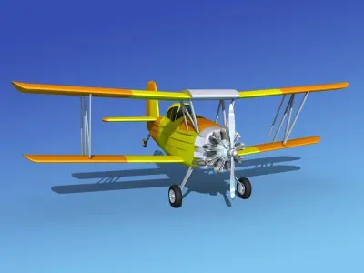 Grumman G-164 AgCat V04 3D model