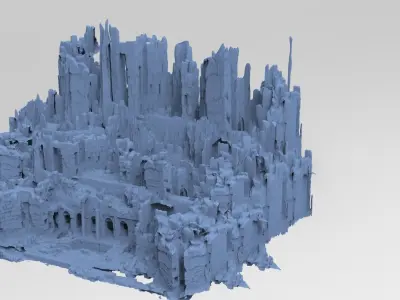 Ancient Greek Ruins 3D model