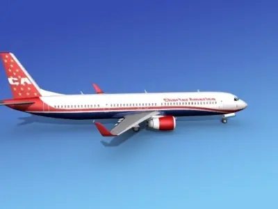 Boeing 737-900ER Charter America 3D model