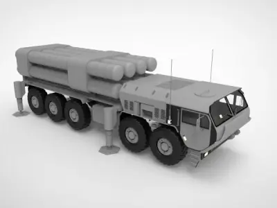 THAAD Terminal High Altitude Area Defense 3D model